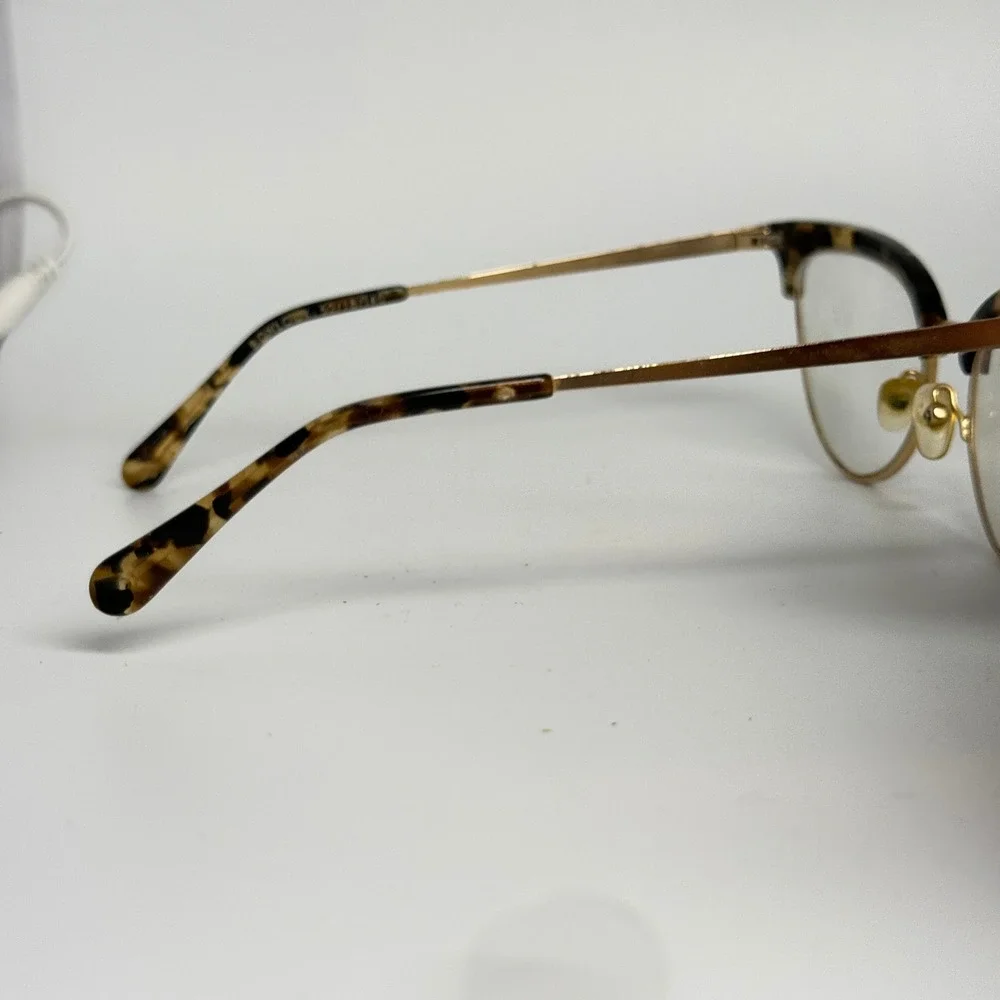 BonLook Moon Gold Flake Cat Eye Eyeglasses Frames 52/18/140‎ Tortoise Gold